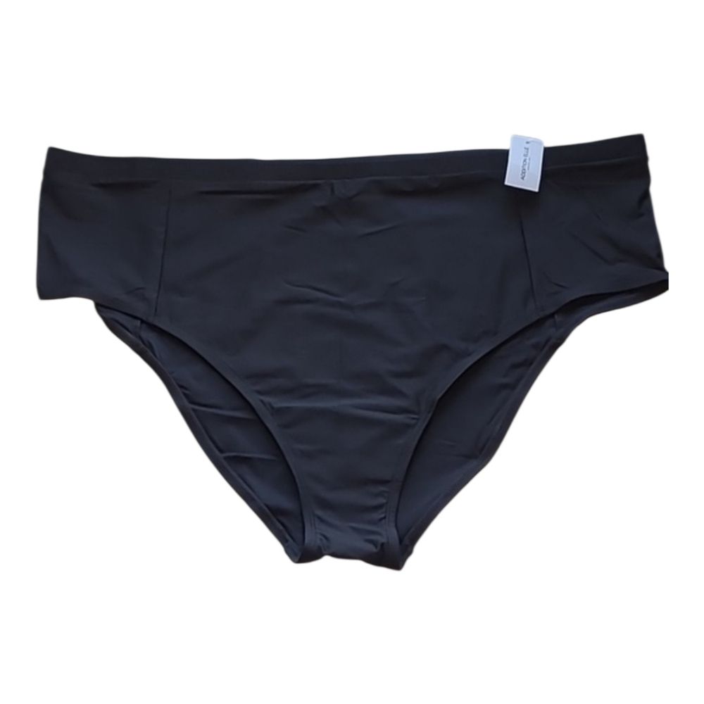 Bikini Bottoms Addition Elle Basic Swim High-Waisted Brief Black